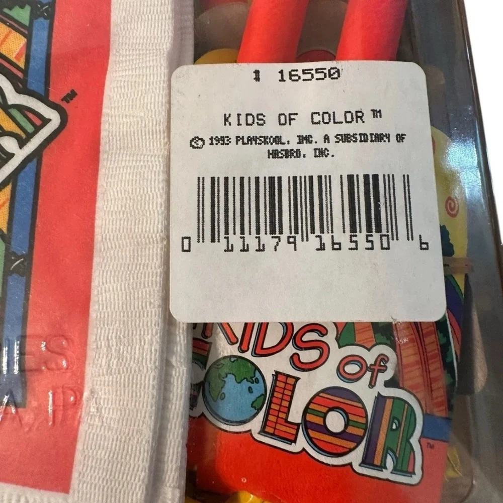 Vintage Playskool Kids Of Color Party‎ Set for 8 1993 Rare NIB